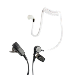 One wire acoustic tube style surveillance kits earphone for police, security