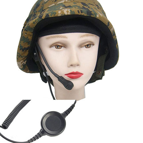 军用作战战术耳机 可佩头盔使用