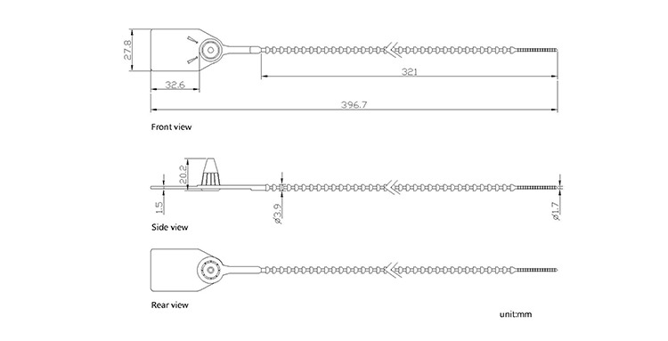 Superior quality tamper proof seals CAD 