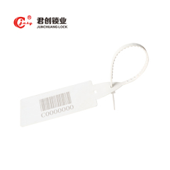 Custom barcode plastic security seal JCPS114