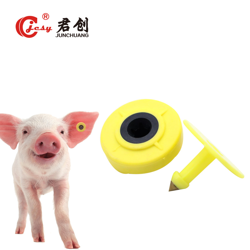Etiqueta de oreja animal de China rfid para ganado de oveja de vaca de cerdo JCET010