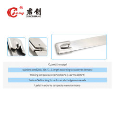 JCST001  braçadeira de aço inoxidável para mesa braçadeiras de aço inoxidável braçadeira de aço inoxidável revestida de nylon