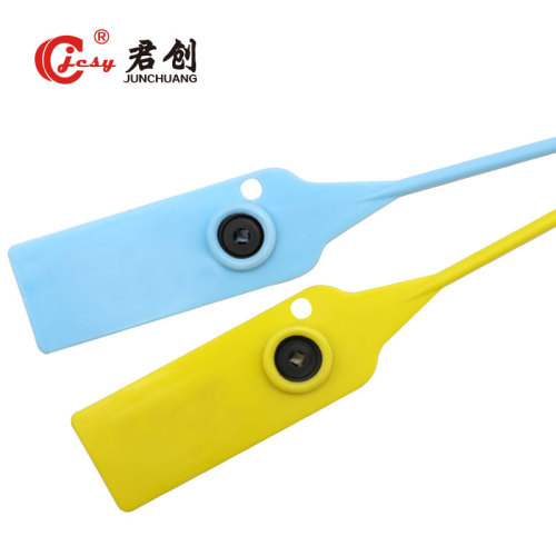 Adjustable barcoded plastic seals with serial number JCPS006