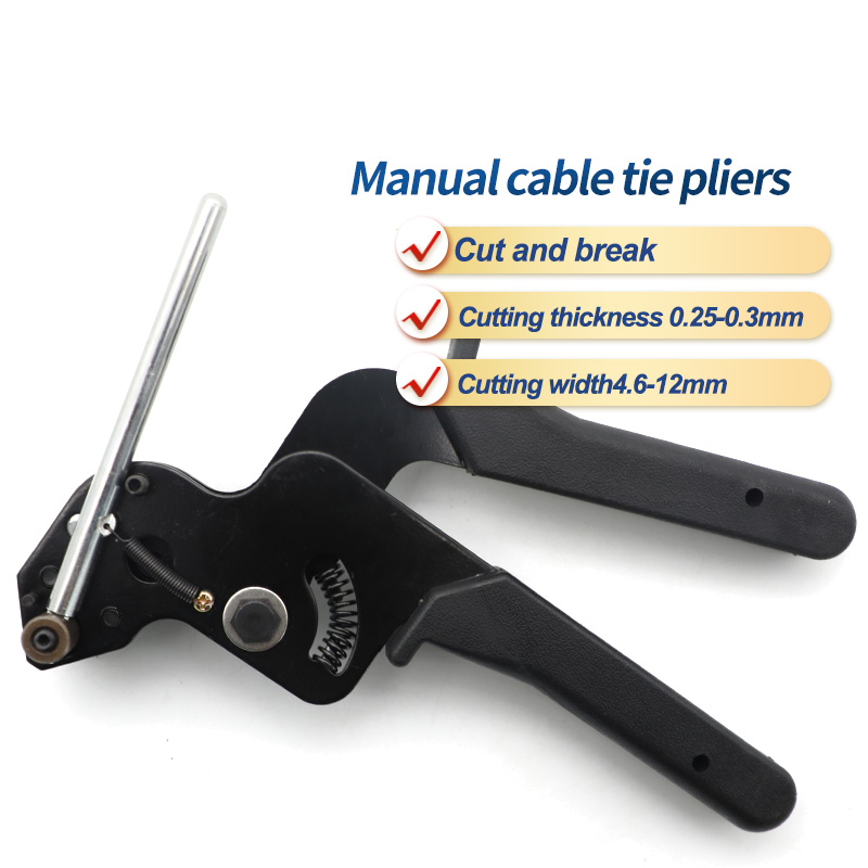 JCTP002 Black stainless steel cable tie pliers