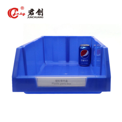 JCPB002 stackable white plastic storage box with handles