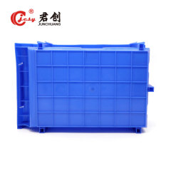 JCPB002 stackable white plastic storage box with handles