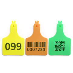 JCET040 Farm management Rfid Livestock LF electronic ear tag