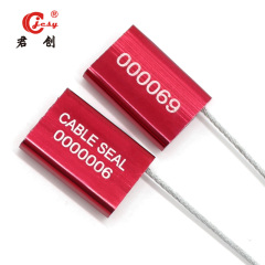 Disposable aluminum cable seal China cable seal JCCS004