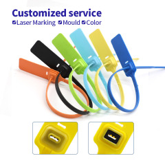 JCPS605 Adjustable barcode number security plastic seal