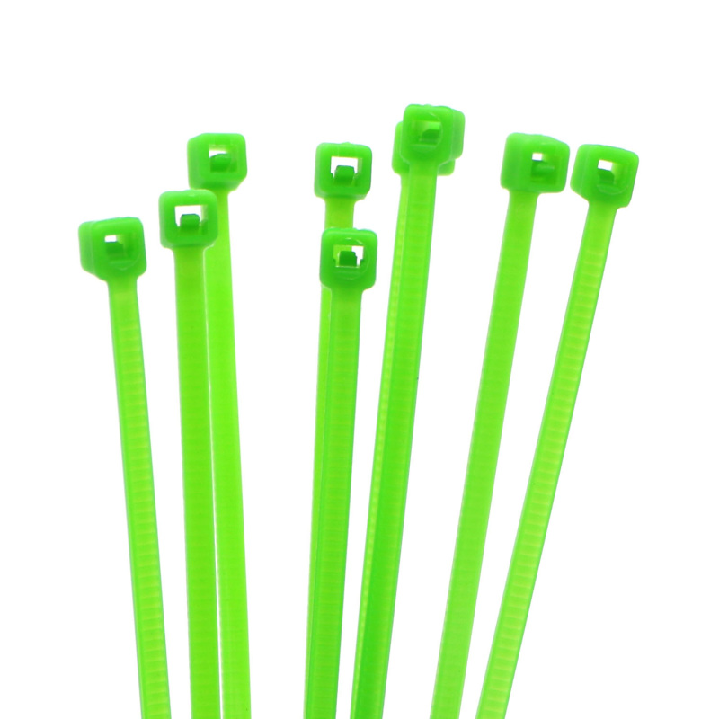 Nylon Colorful Adjustable Green Cable Ties