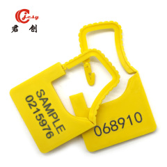 Custom color plastic padlock security seal JCPL005