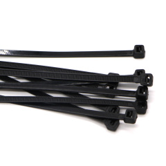 Нейлоновые кабельные стяжки разной длины от китайского производителя