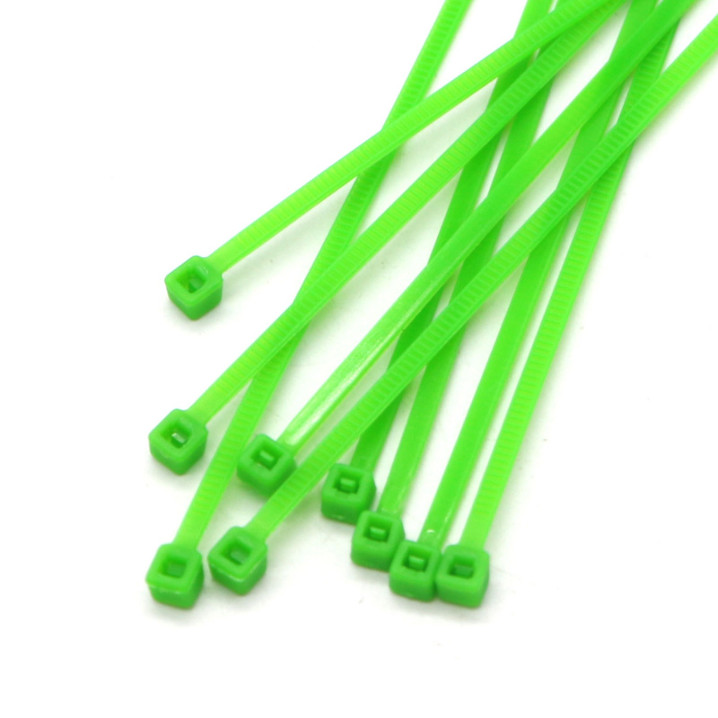 Nylon Colorful Adjustable Green Cable Ties