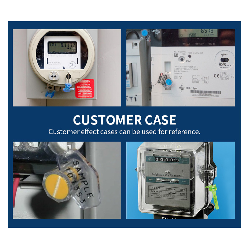 Low price gas meter security lead meter seals JCMS203
