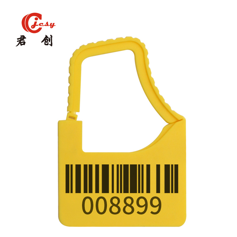 Custom candado sello de precio bajo plástico candado de seguridad sello JCPL005
