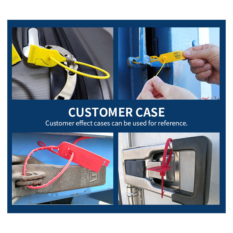 JCPS605 Adjustable barcode number security plastic seal