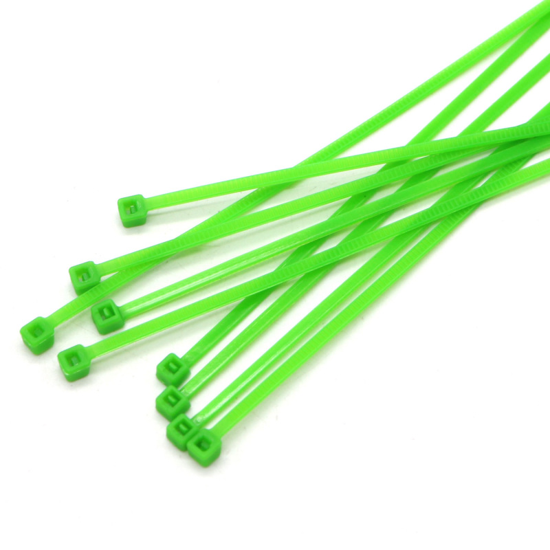 Nylon Colorful Adjustable Green Cable Ties