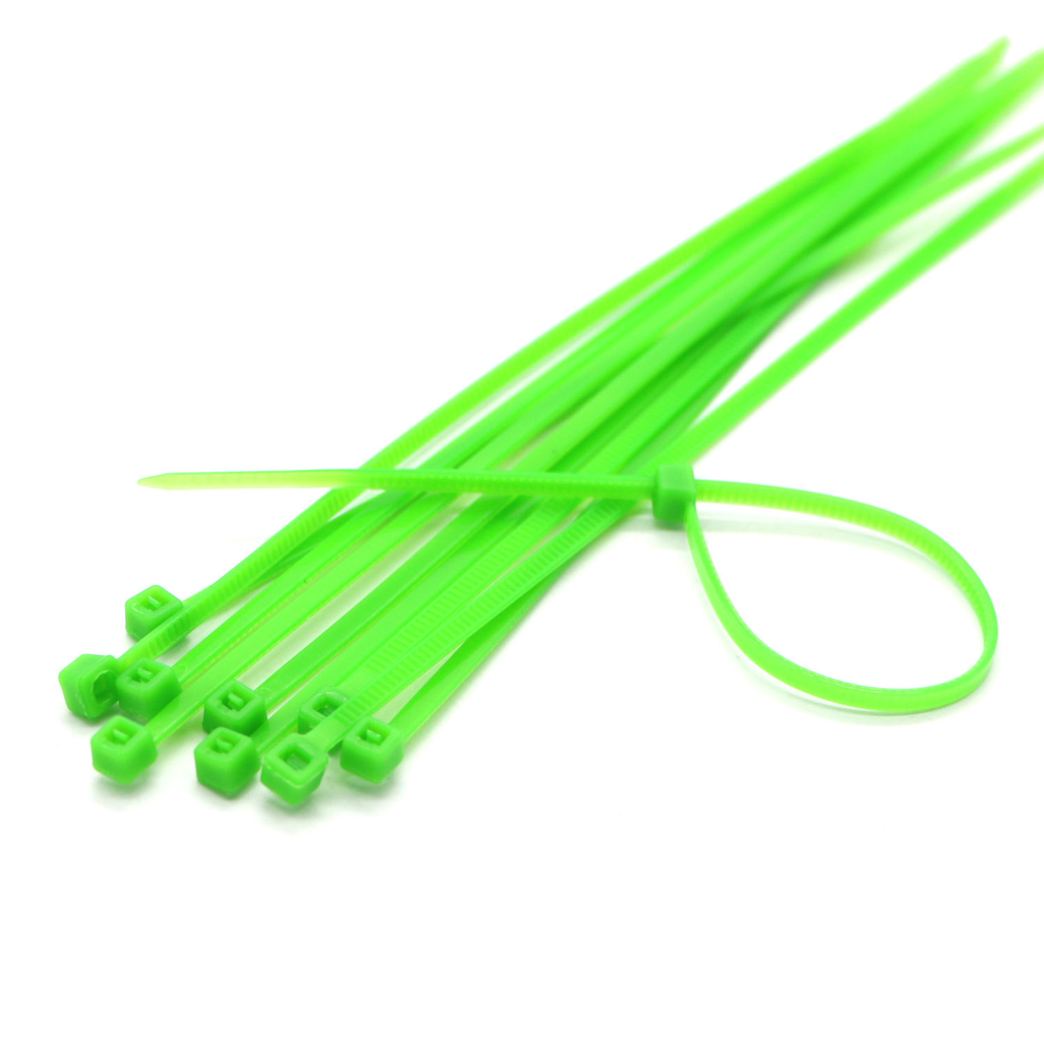 Nylon Colorful Adjustable Green Cable Ties