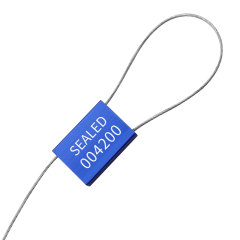 Sellos de alambre de acero con numerado