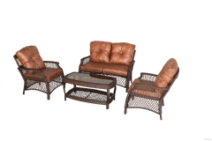 outdoor furniture rattan set table chair double sofa single sofa