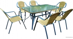 outdoor furniture rattan set table chair