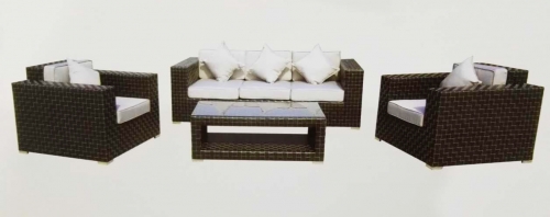 outdoor furniture rattan set table chair three people sofa single sofa