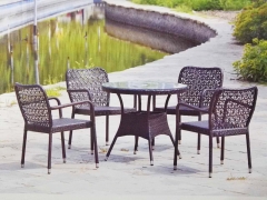 outdoor furniture rattan set table chair