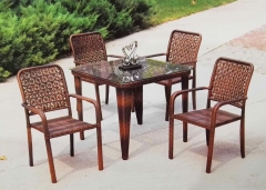 outdoor furniture rattan set table chair