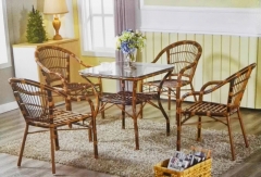 outdoor furniture rattan set table chair