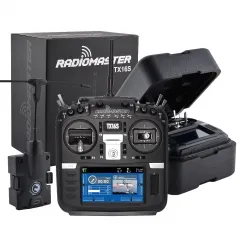 RadioMaster - TX16S MASTERFIRE Version 16ch 2.4ghz Multi-protocol OpenTX Radio System for RC Models (TX16s Hall + Touch + TBS MicroTX v2)