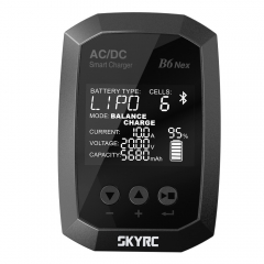 SKYRC B6 Nex AC 50W DC 200W 10A GaN Power 5.0 Bluetooth APP Battery Charger for LiPo Li-Ion LiHV LiFe NiMH NiCD Pb Battery