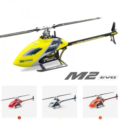 OMPHOBBY M2 EVO 3D Flybarless Dual Brushless Motor Direct-Drive RC Helicopter