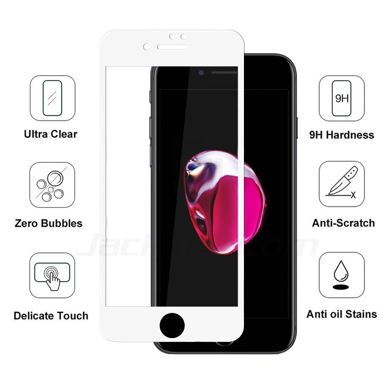 iPhone 7 Round Edge Full Edge To Edge Tempered Glass