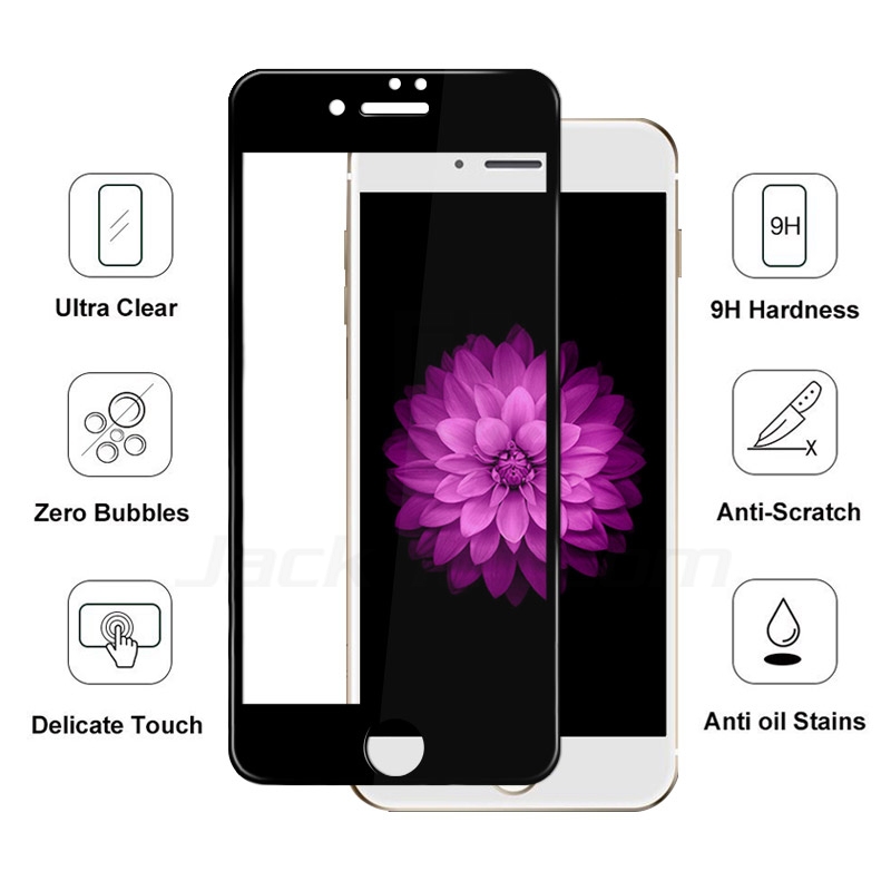 iPhone 6 Plus 5D Round Edge Full Edge To Edge Tempered Glass