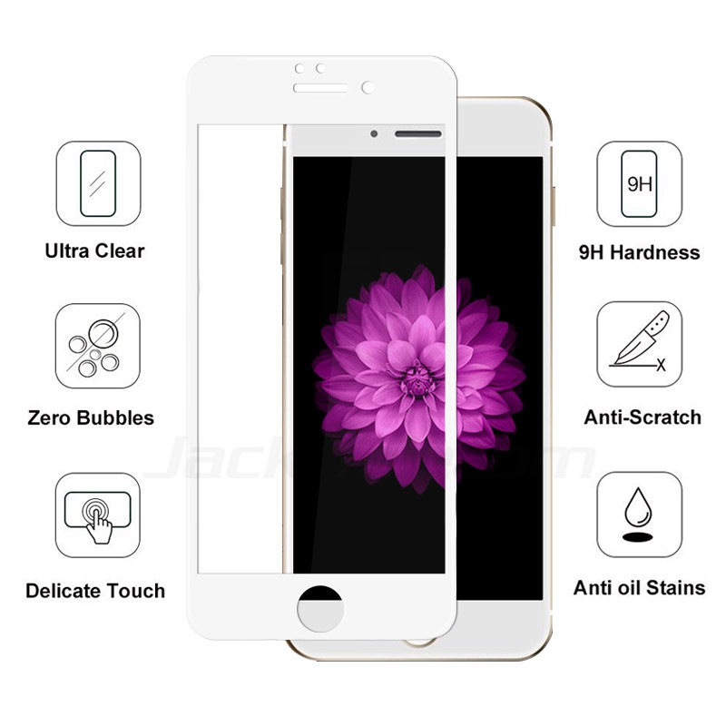 iPhone 6 Plus 4D Round Edge Full Edge To Edge Tempered Glass