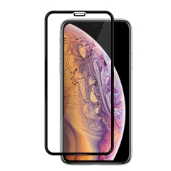 For iPhone XS Max 5D Round Edge Full Edge To Edge Tempered Glass