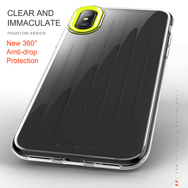 Ultra-Thin and Anti-Drop Protection Transparent Shell (Phantom Series) For iPhone 