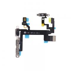 For iPhone 5S Power And Volume Flex With Bracket Replacement