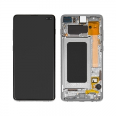 For Samsung Galaxy S10 Plus OLED Screen and Digitizer Assembly with Frame Replacement