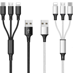 Jack Telecom Multi USB Charging Cable 3A, 3 in 1 Fast Charger