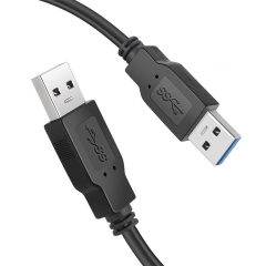 Jack Telecom USB Cable Male to Male 10 feet,USB to USB 3.0 Cable A Male to A Male for Data Transfer