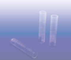 12mm transparent PE-plug for shell vial