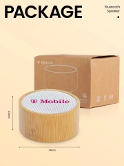 Bluetooth 5.0 Natural Bamboo Wood Wireless Speaker - Eco-Friendly Gift