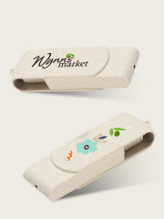 Wheat Straw Eco-Friendly USB Flash Drive
