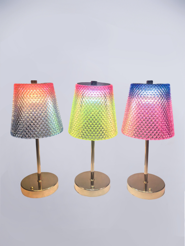 Oblique grid lamp