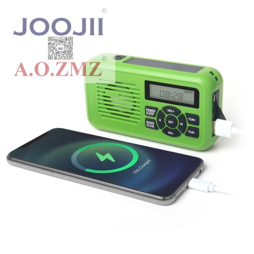 New Portable Emergency Solar Dynamo Radio