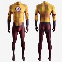 The Flash S3 Kid Flash Costume Cosplay Wally West Jumpsuit Bodysuit Unibuy
