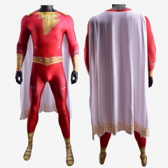 Shazam! Fury of the Gods Costume Cosplay Jumpsuit With Cloak Unibuy