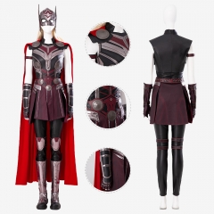 Thor 4 Love and Thunder Jane Foster Costumes Cosplay Suit with Cloak Ver.1 Unibuy