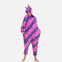 Purple Star Unicorn Onesie Costume Pajamas Adult Unibuy